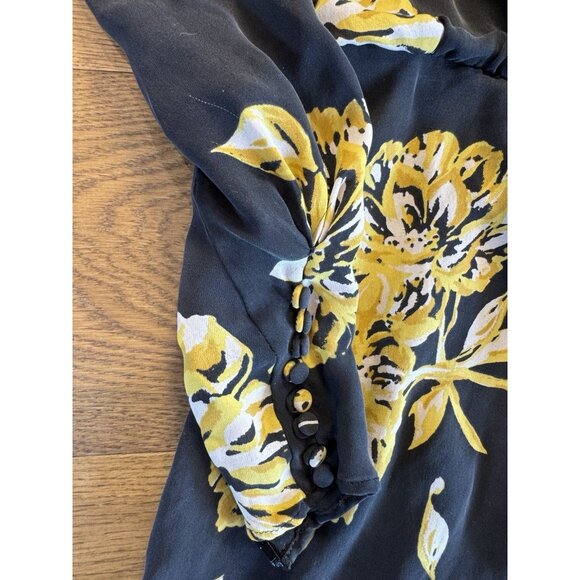 Joie Women's Gyan 100% Silk Dress Sz 6 - Picture 6 of 13